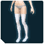 Slit Knee Socks White.png